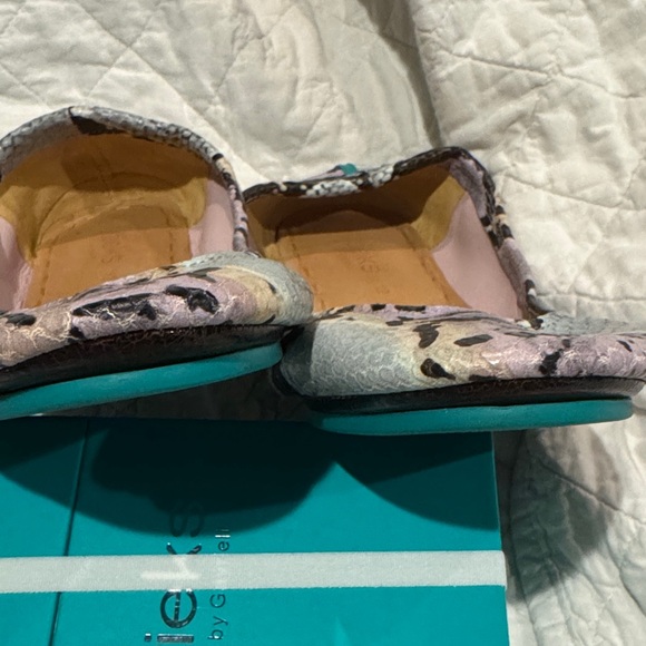Tieks Lavender Snakeskin Ballet Flats - Picture 3 of 7